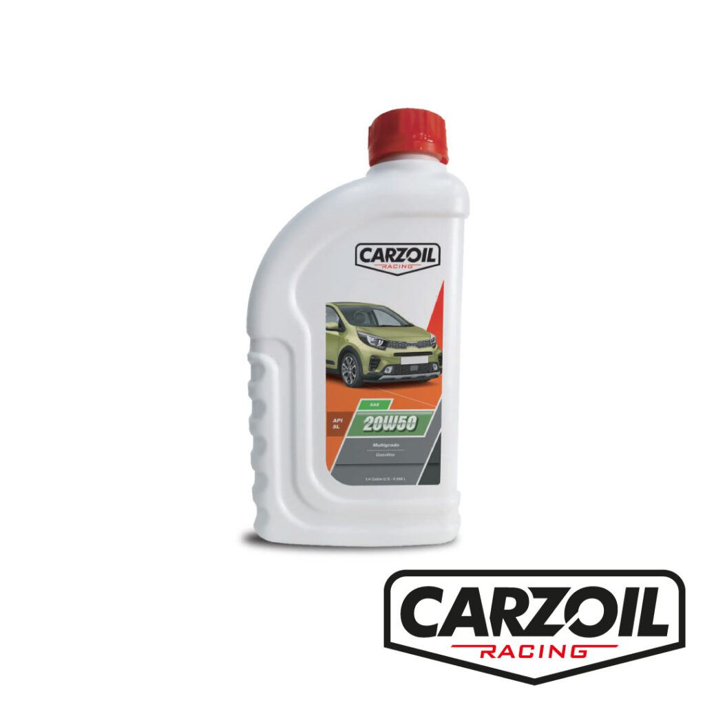 Lubricantes Carzoil Premium - Lubricante 20W50 Multigrado para Gasolina
